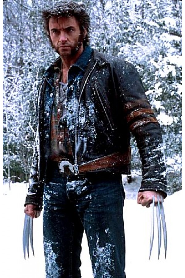 XMen Origins Wolverine Brown Leather Jacket