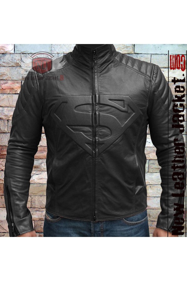 Smallville Superman Black Leather Jacket Smallville Superman Black Leather Jacket