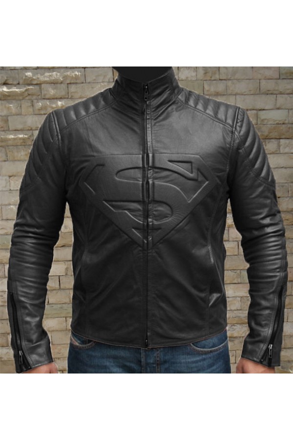 superman leather jacket