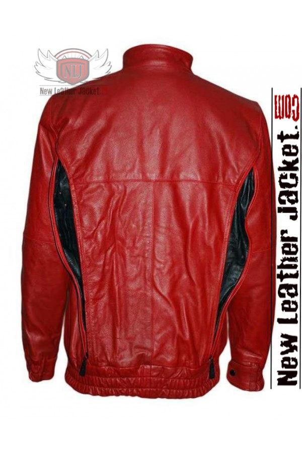 ryan gosling red leather jacket