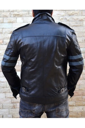 Resident Evil 6 Leon Synthetic Leather Jacket