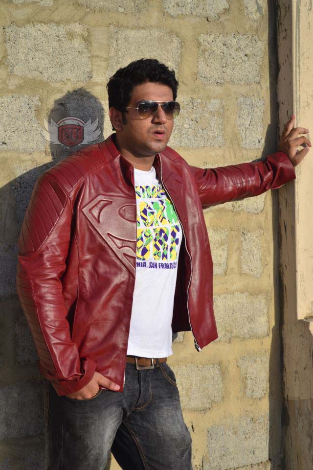 Smallville Superman Red Synthetic Leather Jacket Synthetic Leather Jacket