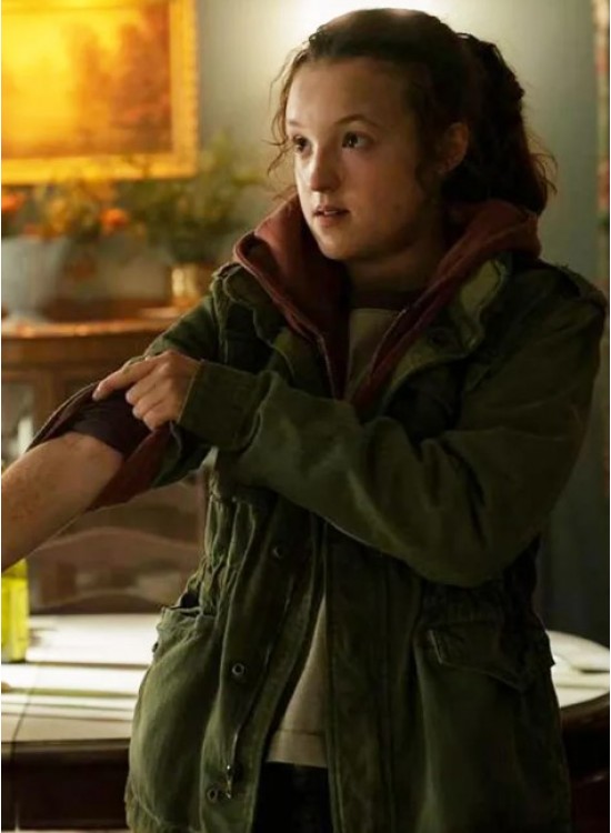 Ellie Williams The Last of Us Bella Ramsey Green Jacket