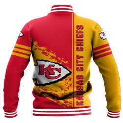 Kansas City Chiefs Varsity Red and Yellow Jacket