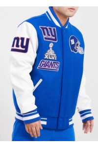 New York Giants Pro Standard Letterman Jacket