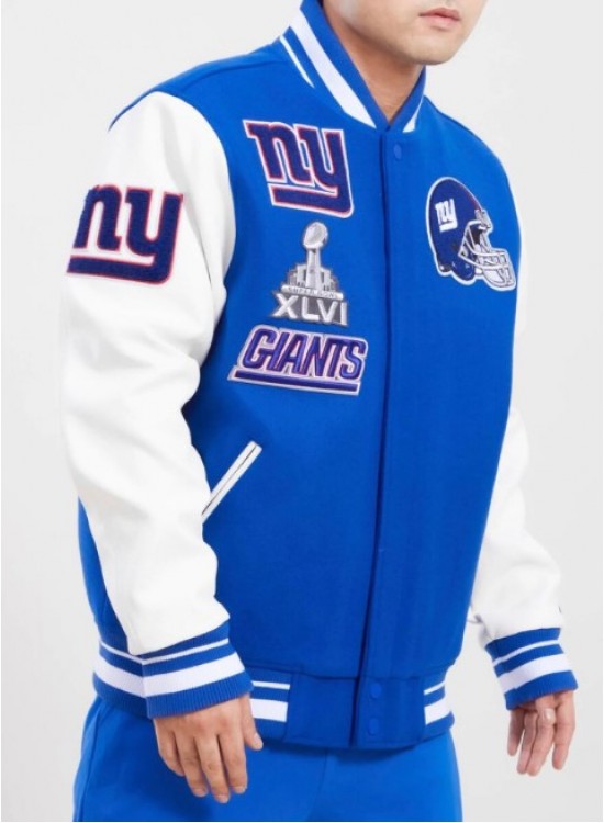 New York Giants Pro Standard Letterman Jacket