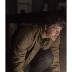 Joel Miller The Last Of Us Pedro Pascal Brown Cotton Jacket Joel Miller The Last Of Us Pedro Pascal Brown Cotton Jacket