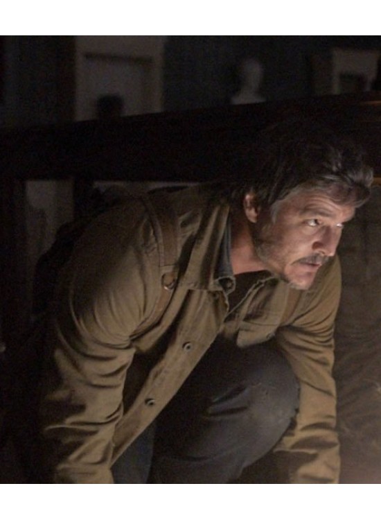 Joel Miller The Last Of Us Pedro Pascal Brown Cotton Jacket