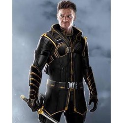 Jeremy Renner Avengers Endgames Clint Barton Black Coat