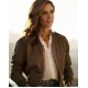 Jennifer Connelly Top Gun Maverick Penny Benjamin Brown Jacket Jennifer Connelly Top Gun Maverick Penny Benjamin Brown Jacket