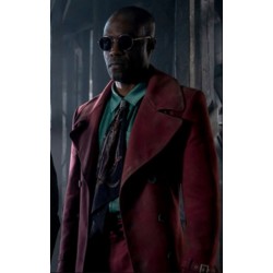 Morpheus The Matrix 4 Yahya Abdul-Mateen Long Coat