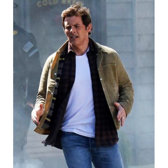 Tom Beige Cotton Sonic the Hedgehog 2 (2022) James Marsden Jacket Tom Beige Cotton Sonic the Hedgehog 2 (2022) James Marsden Jacket