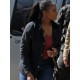 Tika Sumpter Sonic the Hedgehog 2 Maddie Black Cotton Jacket Tika Sumpter Sonic the Hedgehog 2 Maddie Black Cotton Jacket