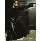 Carrie-Anne Moss The Matrix Resurrections 4 Trinity Black Leather Coat