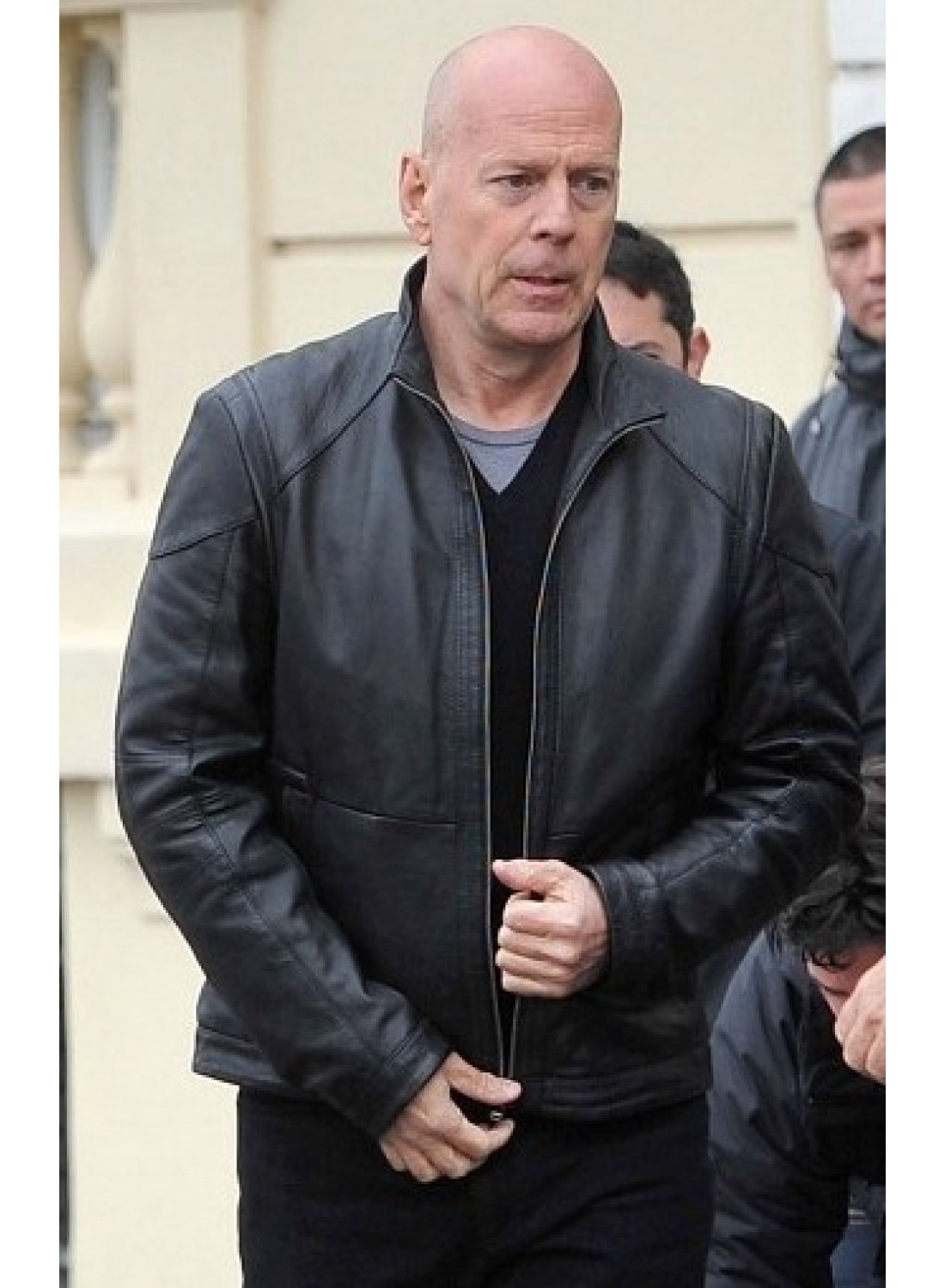 Bruce Willis Red 2 Leather Jacket