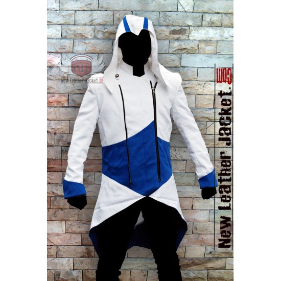 Assassins Creed Kenway Blue and White Jacket Assassins Creed Kenway Blue and White Jacket