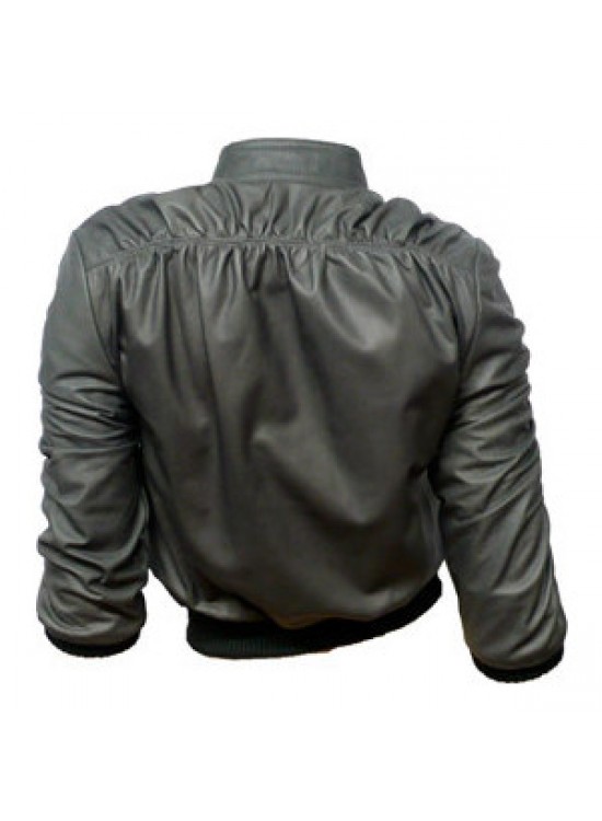 KRMA Jade Black Leather Jacket