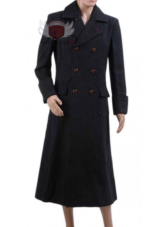 Sherlock Holmes Wool Cape Coat