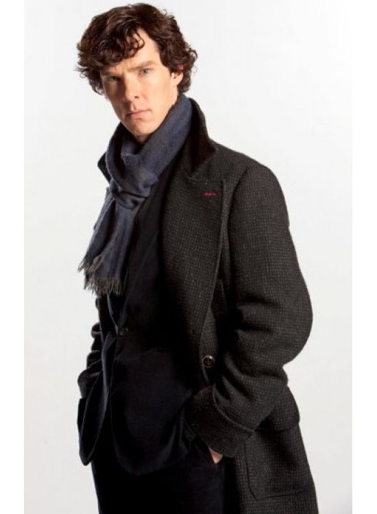 Sherlock Holmes Wool Cape Coat