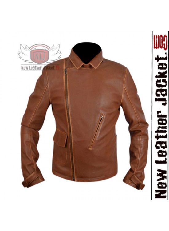 First Avenger Brown Leather Jacket