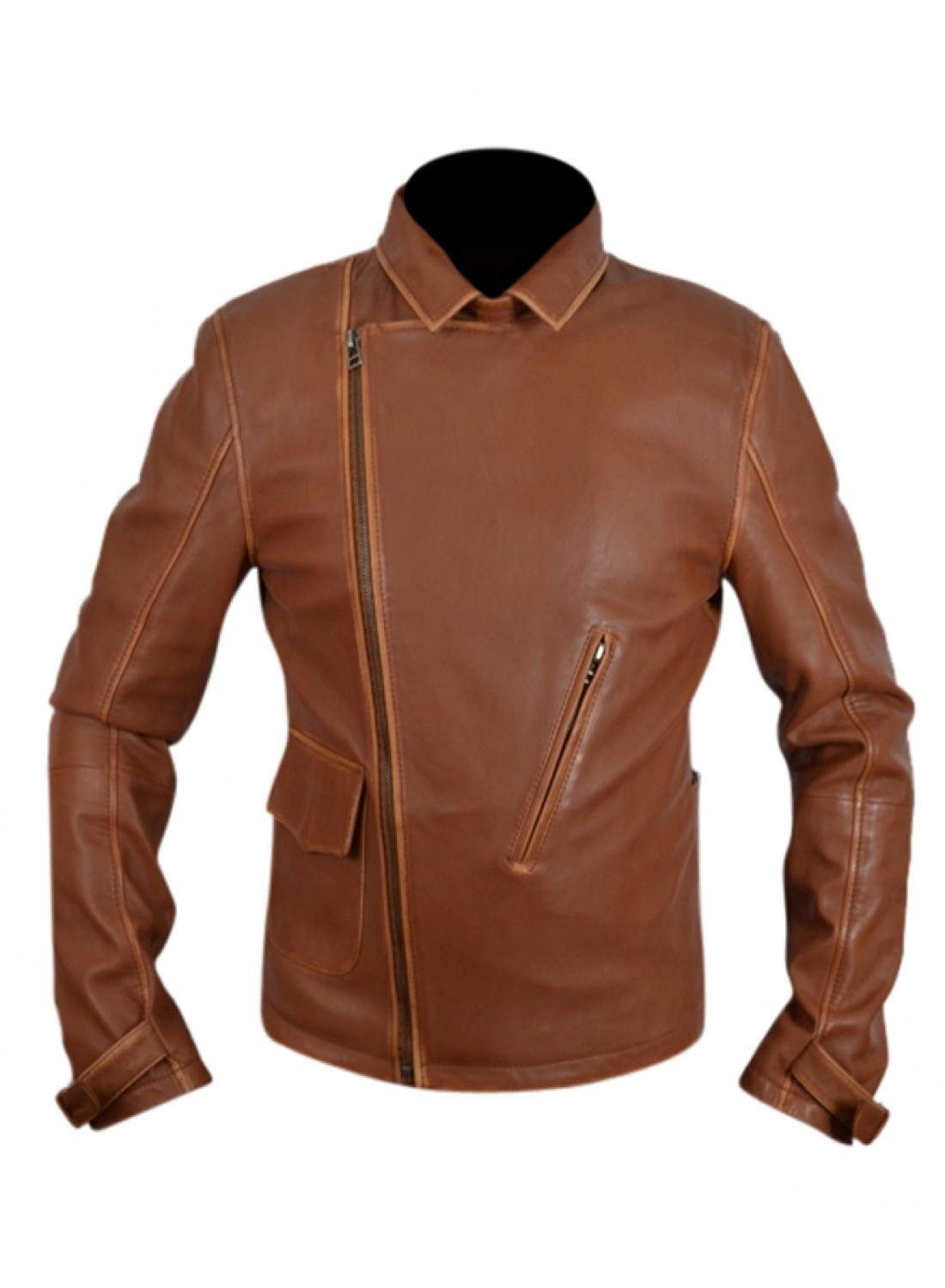 Captain America First Avenger Brown Leather Jacket