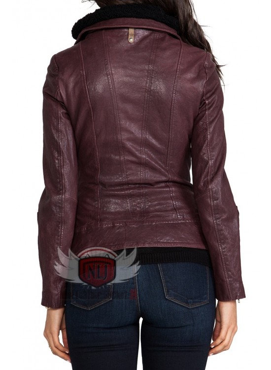Once Upon a Time Season 2 Emma Swan Leather Jacket