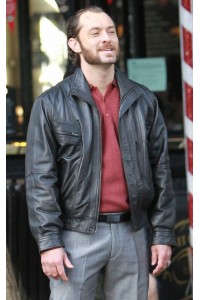 Dom Hemingway Jude Law Bomber Leather Jacket