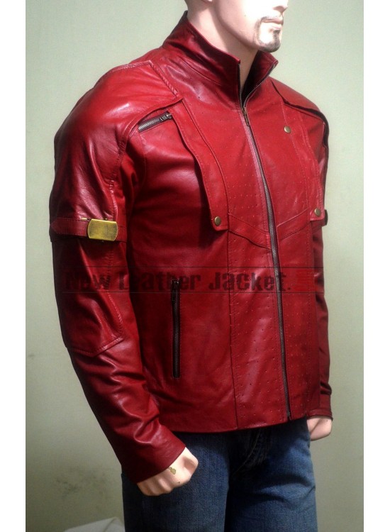 Peter Quill Guardians of the Galaxy Chris Pratt Leather Jacket