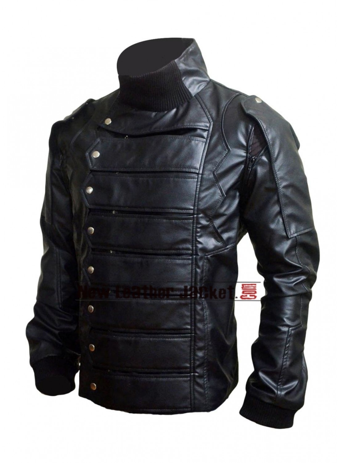 Winter Soldier Bucky Barnes Leather Vest Jacket