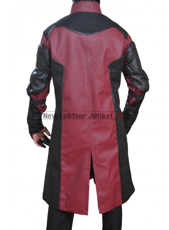 Hawkeye Avengers Age of Ultron Leather Coat