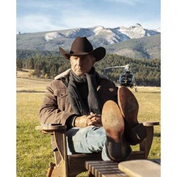 Yellowstone John Dutton Brown Corduroy Jacket