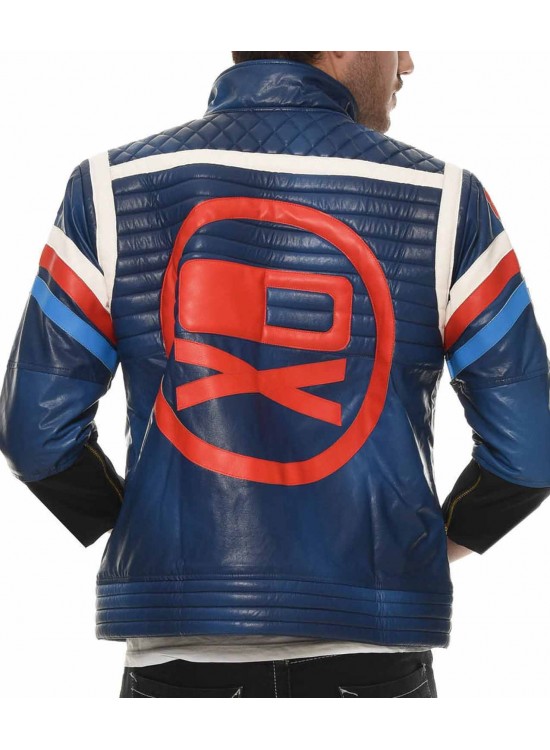 My Chemical Romance Party Poison Blue Leather Jacket