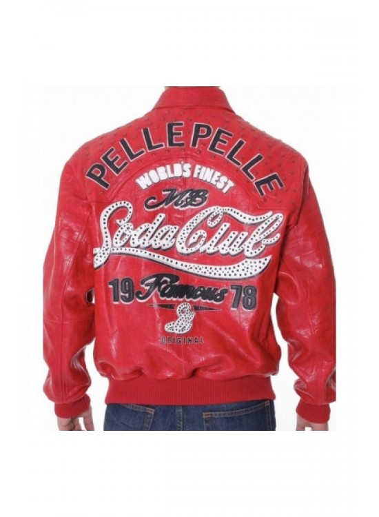 Pelle Pelle Soda Club Red Leather Jacket