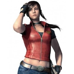 Claire Red field Resident Evil Leather Vest