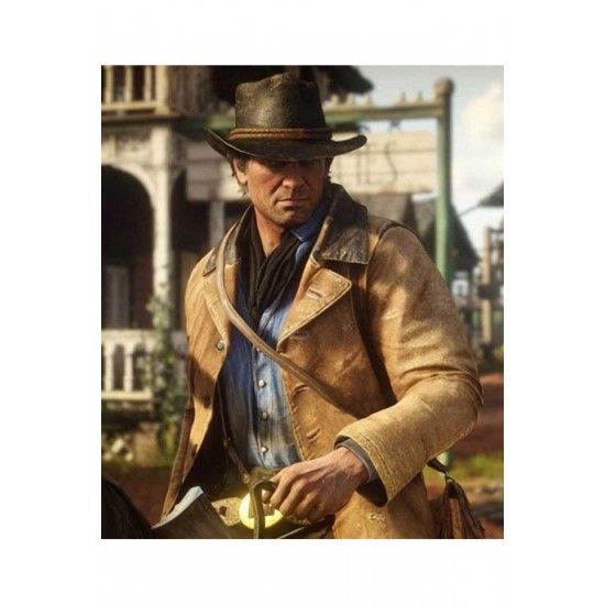 Arthur Morgan Red Dead Redemption 2 Brown Leather Jacket Arthur Morgan Red Dead Redemption 2 Brown Leather Jacket