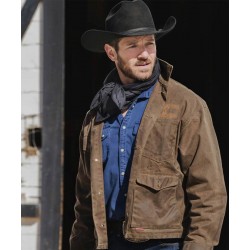 Ryan Yellowstone Season 03 Ian Bohen Brown Jacket