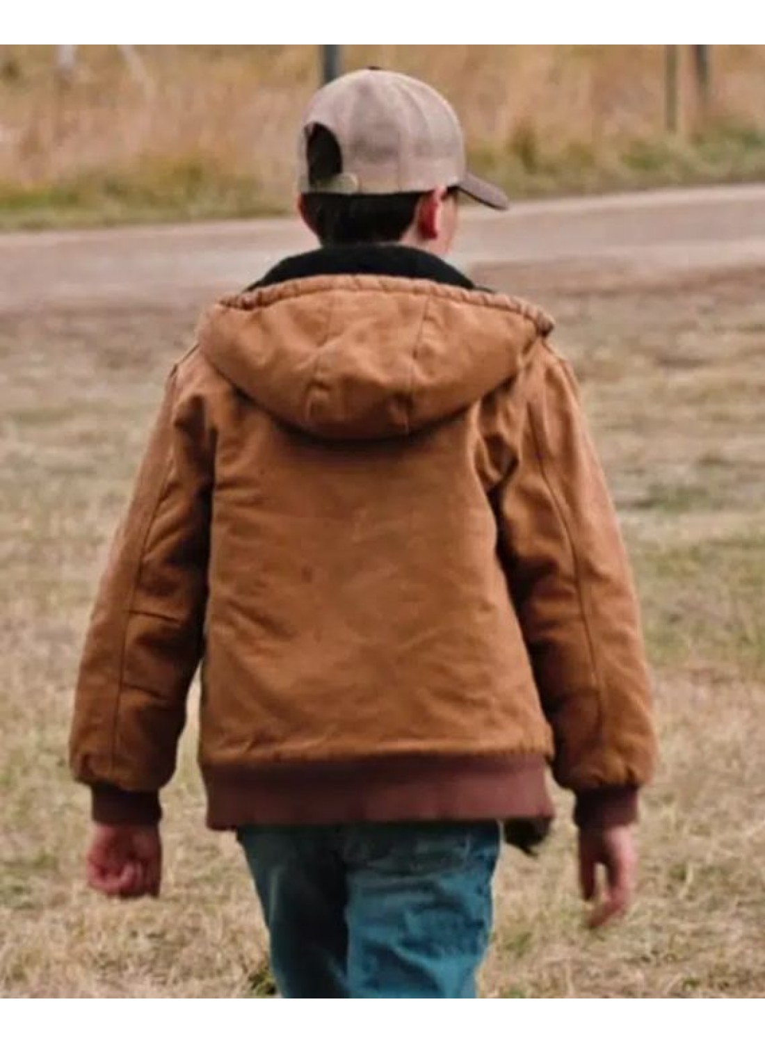 Brecken Merrill Yellowstone Season 4 Tate Dutton Brown Jacket