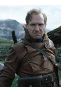 Ralph Fiennes The King’s Man Brown Leather Duke of Oxford Jacket