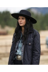 Tanaya Beatty Yellowstone Season 4 Avery Black Jacket