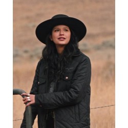 Tanaya Beatty Yellowstone Season 4 Avery Black Jacket
