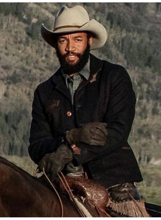 Denim Richards Yellowstone Colby Black Wool Jacket