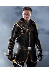 Jeremy Renner Avengers Endgames Clint Barton Black Coat