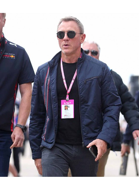 James Bond No Time To Die Daniel Craig Blue Jacket