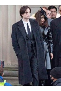 Robert Pattinson Bruce Wayne Black Coat