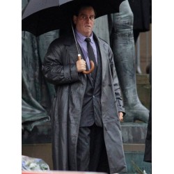 Colin Farrell The Batman 2022 Oswald Cobblepot Black Coat