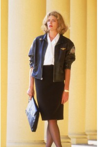Kelly McGillis (Charlie) Top Gun Leather Jacket