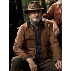 Sam Neill Jurassic World Dominion Alan Grant Cotton Jacket