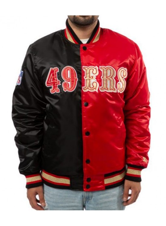 Red and Black San Francisco 49ers Jacket