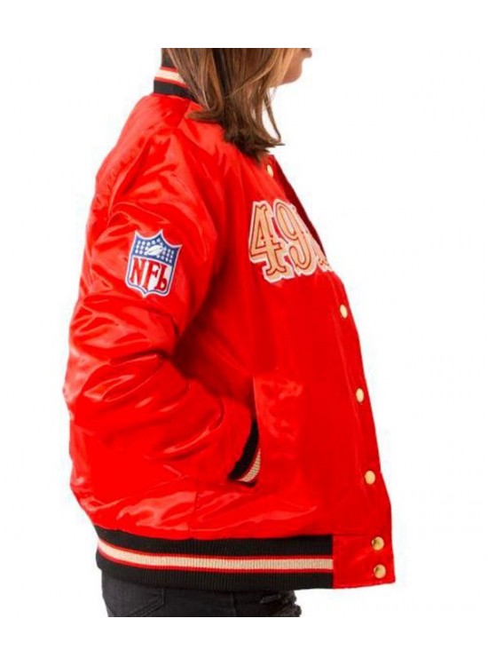 Women San Francisco 49ers Starter Red Jacket