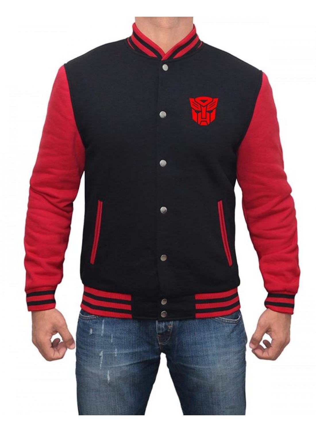 Transformers Knight logo Varsity Jacket